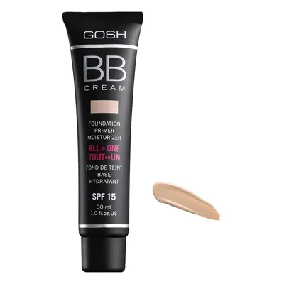 Gosh BB Cream All In One wielofunkcyjny krem BB baza/krem/podkład/ SPF15 02 Beige 30ml