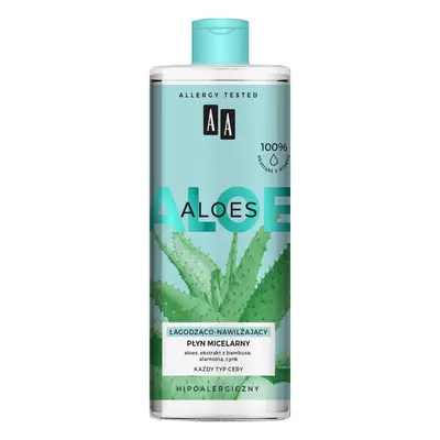 AA Aloes 100% Aloe Vera Extract płyn micelarny łagodząco-nawilżający 400ml