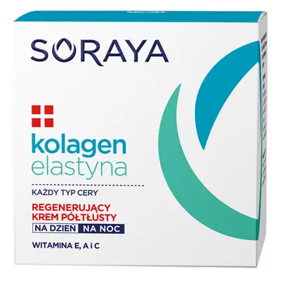 Soraya Kolagen i Elastyna regenerujący krem półtłusty na dzień i noc 50ml