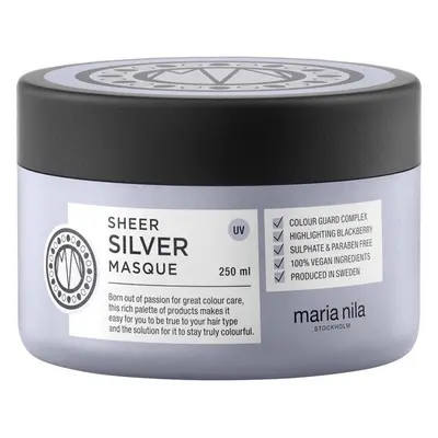 Maria Nila Sheer Silver Masque maska do włosów blond i rozjaśnianych 250ml