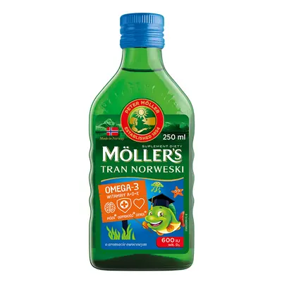 Möller's Tran Norweski suplement diety Owocowy 250ml