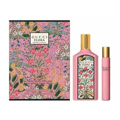 Gucci Flora Gorgeous Gardenia zestaw woda perfumowana spray 100ml + woda perfumowana spray 10ml