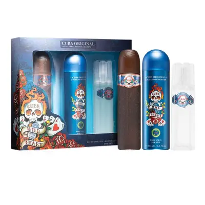 Cuba Original Cuba Wild Heart zestaw woda toaletowa spray 100ml + dezodorant spray 200ml + woda 