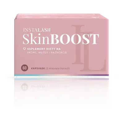 Instalash SkinBoost suplement diety na skórę włosy rzęsy i paznokcie 60 kapsułek