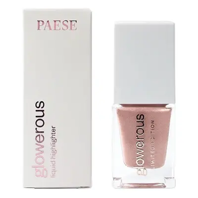 Paese Glowerous Limited Edition rozświetlacz w płynie do twarzy i ciała Sparkle Rose 16ml