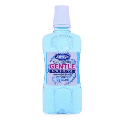 Active Oral Care Gentle Mouthrinse bezalkoholowy płyn do płukania jamy ustnej z fluorem Ice Blue