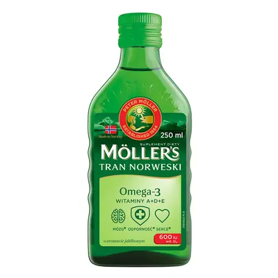 Möller's Tran Norweski suplement diety Jabłkowy 250ml