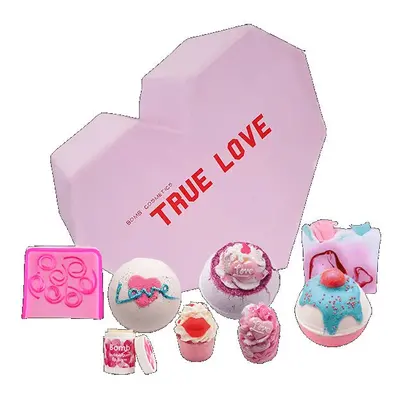 Bomb Cosmetics True Love Gift Box zestaw kosmetyków Kula Musująca 3szt + Mydełko Glicerynowe 2sz