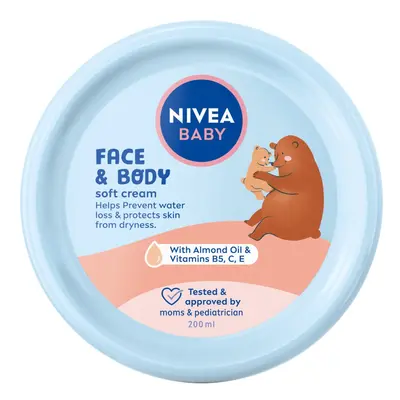 Nivea Baby krem pielęgnacyjny do twarzy i ciała 200ml