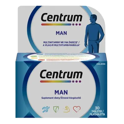 Centrum Man multiwitaminy dla mężczyzn suplement diety 30 tabletek