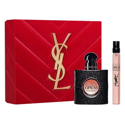 Yves Saint Laurent Black Opium Pour Femme zestaw woda perfumowana spray 30ml + woda perfumowana 