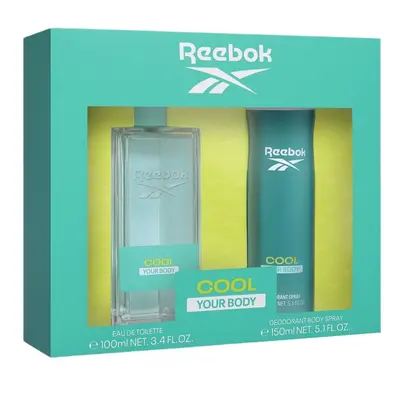 Reebok Cool Your Body Women zestaw woda toaletowa spray 100ml + dezodorant spray 150ml