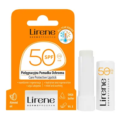 Lirene Pielęgnacyjna pomadka ochronna SPF50 4.6g