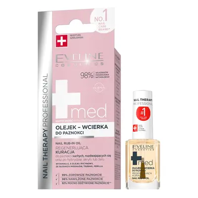 Eveline Cosmetics Nail Therapy Professional Med+ olejek-wcierka do paznokci 12ml