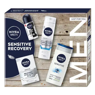 Nivea Men Sensitive Recovery Collection zestaw żel pod prysznic 3w1 250ml + antyperspirant roll-