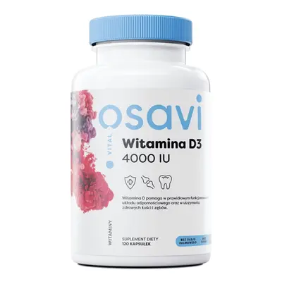 Osavi Witamina D3 4000IU suplement diety 120 kapsułek