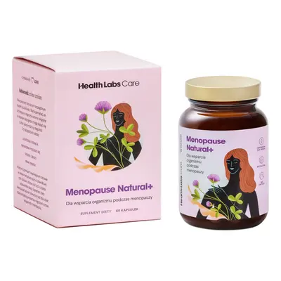 HealthLabs Menopause Natural+ wsparcie organizmu podczas menopauzy suplement diety 60 kapsułek