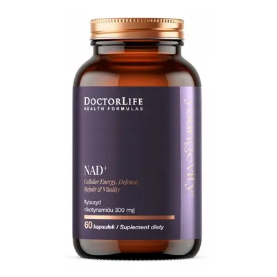 Doctor Life NAD+ Rybozyd Nikotynamidu 300mg suplement diety 60 kapsułek