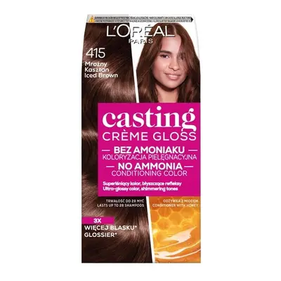 L'Oreal Paris Casting Creme Gloss farba do włosów 415 Mroźny Kasztan