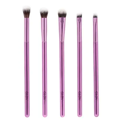 Glov Eye Brushes pędzle do makijażu oczu Purple 5szt