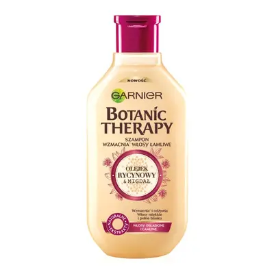 Garnier Botanic Therapy szampon do włosów osłabionych i łamliwych Olejek Rycynowy i Migdał 400ml