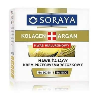 Soraya Kolagen i Argan nawilżający krem przeciwzmarszczkowy na dzień i noc 50ml