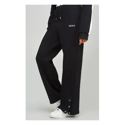 Siksilk Women's Black Wide Leg Jogger