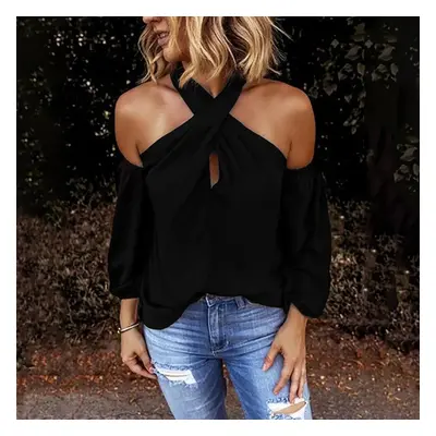 Bluzka damska cold shoulder