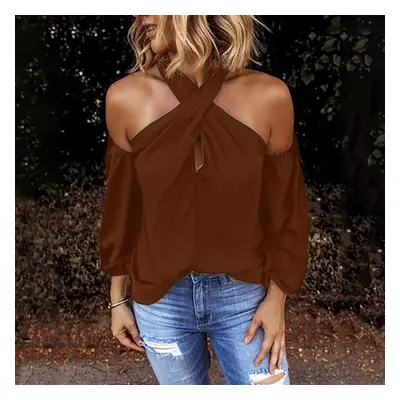 Bluzka damska cold shoulder