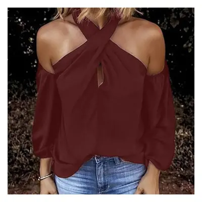 Bluzka damska cold shoulder