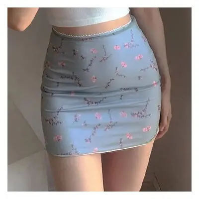 Spódnica mini w kwiaty