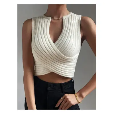 Elegancki krótki top damski