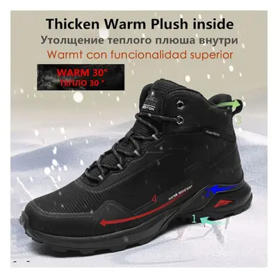 Xiaomi Youpin Winter Men Shoes Warm Thick Snow Boots Men High Quality Outdoor Waterproof Non-sli