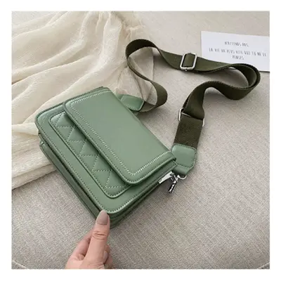 Bag Female New Fashion Broadband Ladies Shoulder Bag Diagonal Cross Bag Lingge Sewing Thread Hit