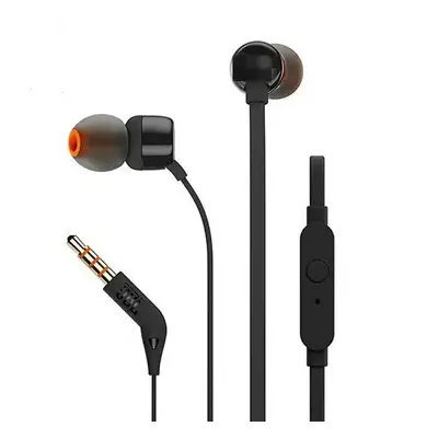 JBL In-Ear Headset: Classic Black, Stereo Sound with Mic