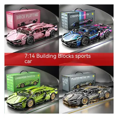 Racing Car Model Compatible with LEGO