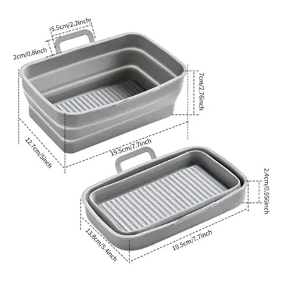 oldable Air Fryer Silicone Baking Tray-1