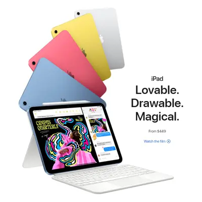 Original Apple iPad 10.9-inch  Wi-Fi Only  (2022，10th generation)