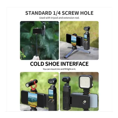 For DJI DJI Osmo Pocket 3 Sunnylife OP3-AD744 Expansion Phone Holder Adapter Protective Frame St