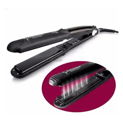 Steam spray electric splint hair straightener