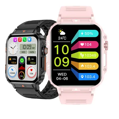 L81 1.95inch HD Screen bluetooth Call Heart Rate Blood Pressure Blood Oxygen Monitor Sleep Monit