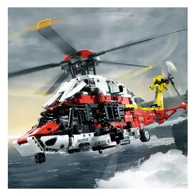 2023 NEW Technical Airbus H175 Rescue Helicopter 42145 Building Blocks Plane Model Brick Educati