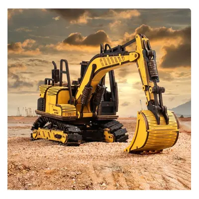 Robotime Rokr Excavator Engineering Vehicle 3D Wooden Puzzle For Kids Adults Building Blocks Set