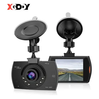 XGODY 1080P HD Front Dash Cam Car DVR Video Vehicle Camera G-sensor Night Vision