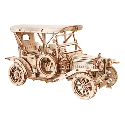 Robotime Rokr 3D Wooden Puzzle MC801 Vintage Car for Kids Adults Easy Assemble Toys Chinldren Gi