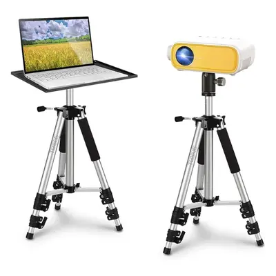 SKERELL Projector Stand Tripod Adjustable: Universal Laptop Standing Height from 17" to 48" with