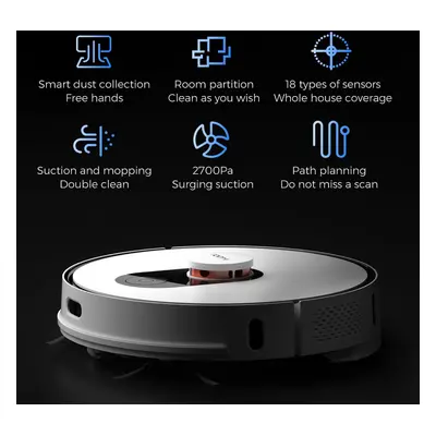 ROIDMI EVE Plus Smart Robot Vacuum Cleaner: EU Shipping Only