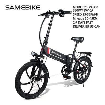 High-speed Electric Folding Bike with 20-inch 350W Motor