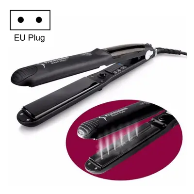 Steam Spray Electric Splint Hair Straightener with Plastic Bottle , EU Plug