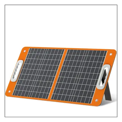 Portable foldable solar panel charger for camping and road trips